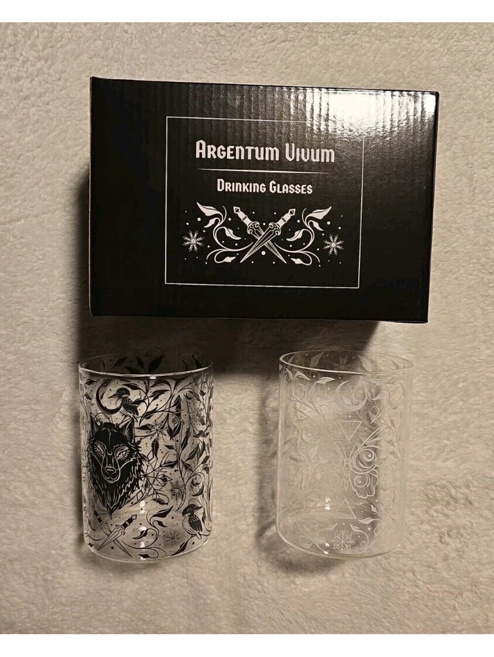Illumicrate Quicksilver Inspired Drinking Glasses